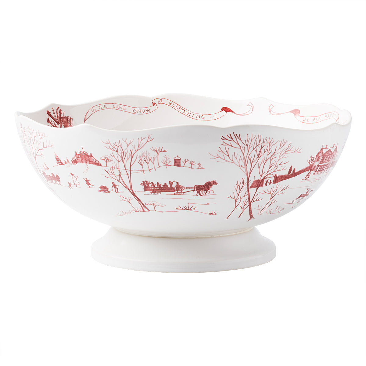 Juliska Winter Frolic Centerpiece Bowl