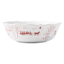 Load image into Gallery viewer, Juliska Country Estate Winter Frolic Ruby Serving Bowl, 10&quot;
