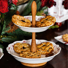 Load image into Gallery viewer, Juliska Country Estate Winter Frolic Ruby Two Tier Server
