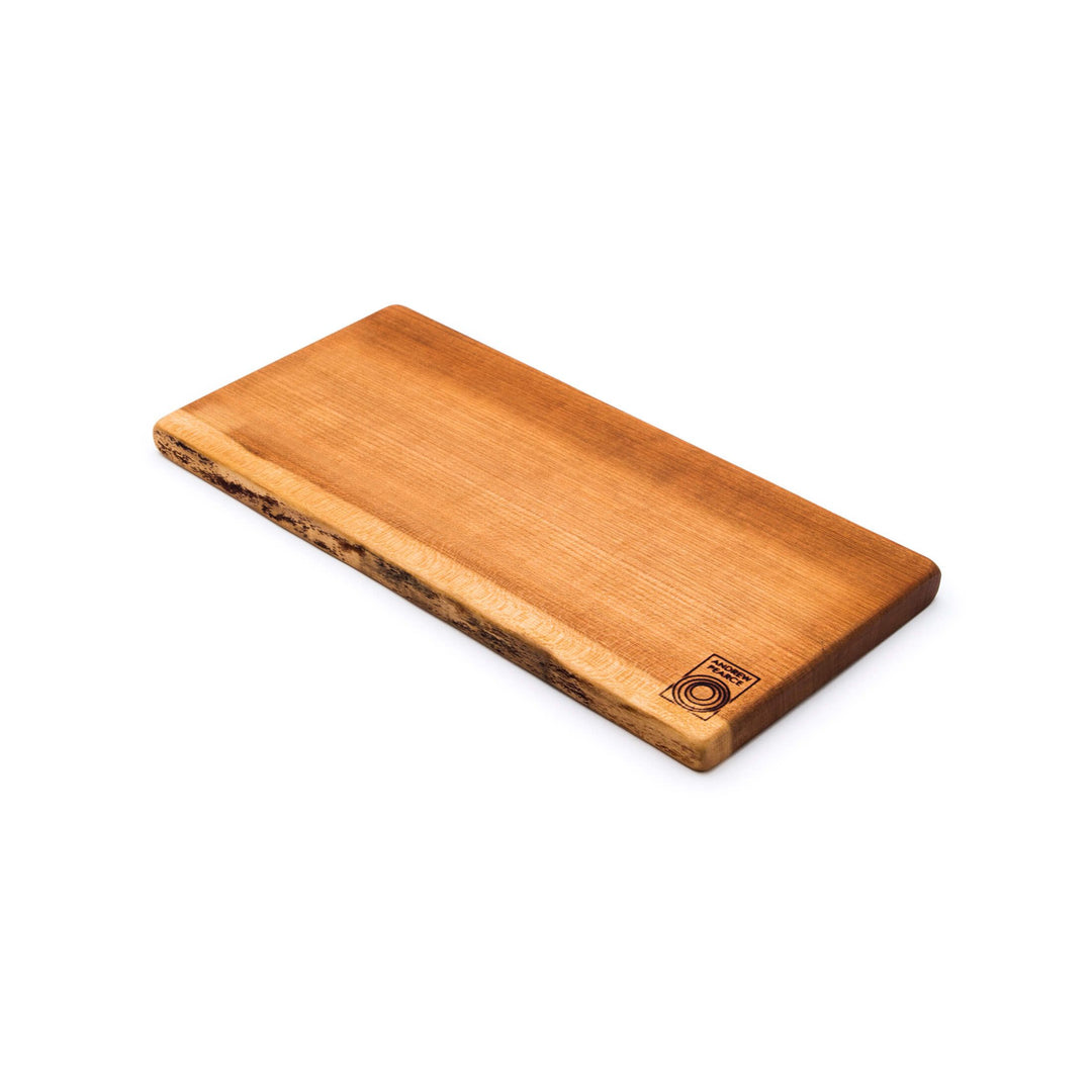 Andrew Pearce Cherry Wood Single Live Edge Cutting Board, Medium