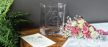 Load image into Gallery viewer, Simon Pearce Wedding Invitation Vase

