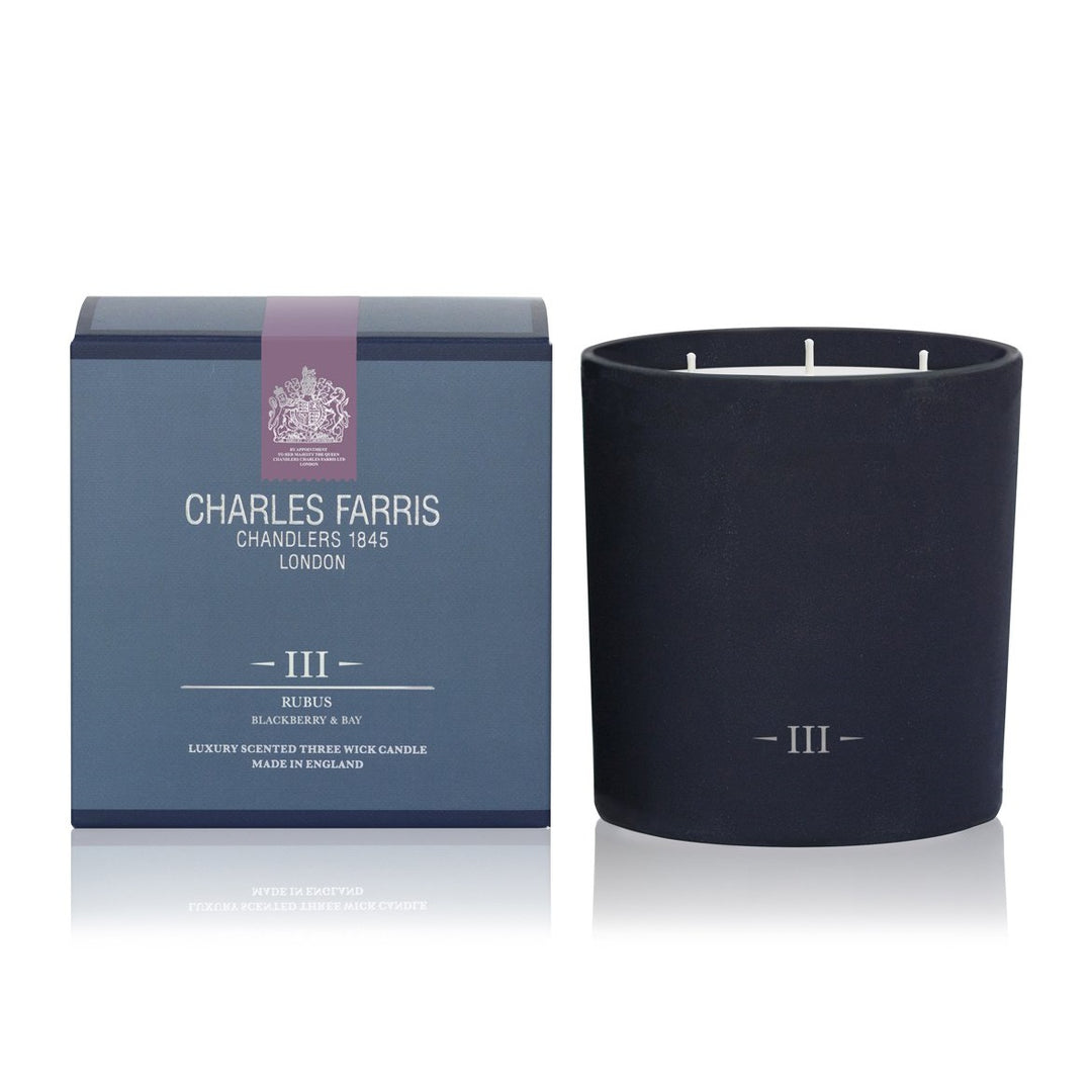 Charles Farris Rubus, No. III 3-Wick Candle