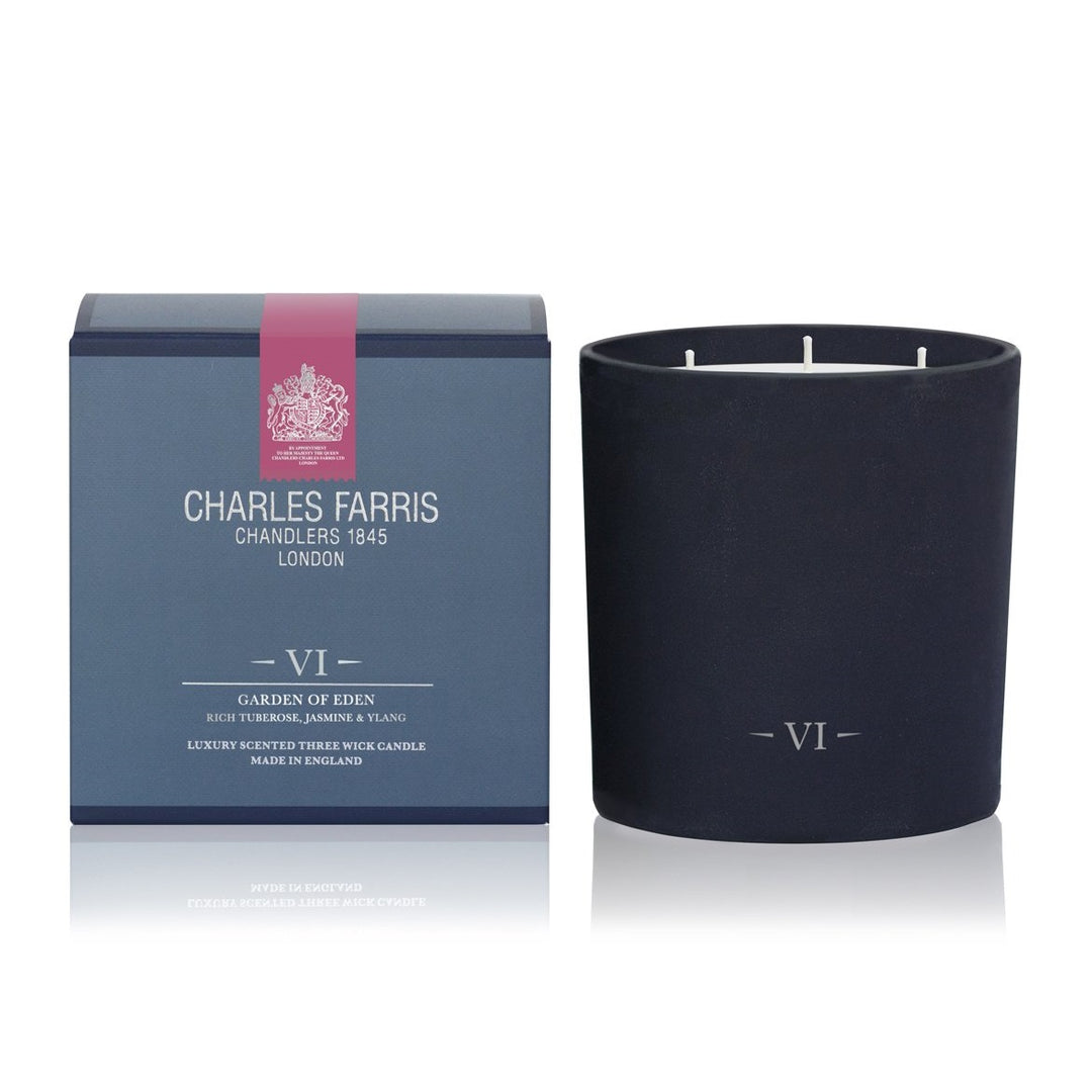 Charles Farris Garden of Eden, No. VI - 3 Wick Candle