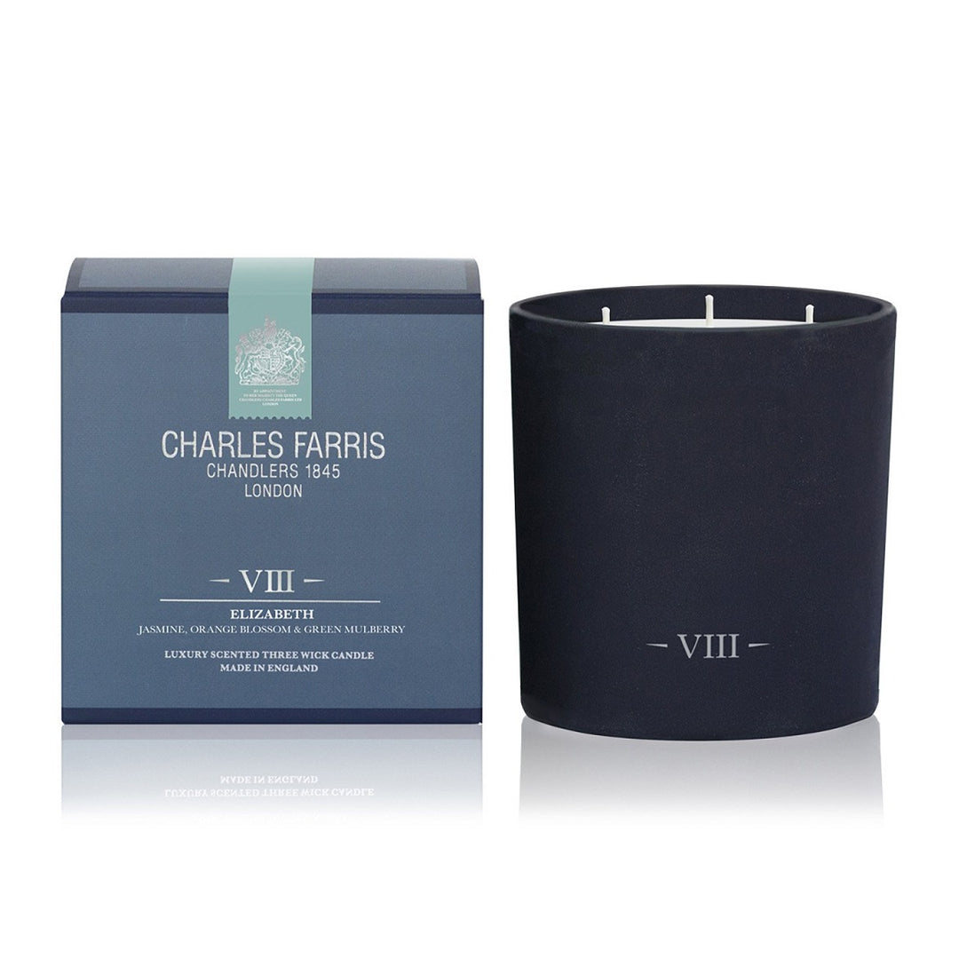 Charles Farris Elizabeth, No. VIII - 3 Wick Candle