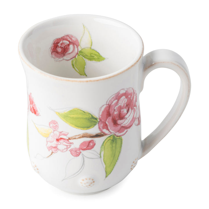 Juliska Berry & Thread Floral Sketch Camellia Mug