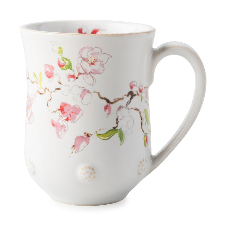 Juliska Berry & Thread Floral Sketch Cherry Blossom Mug