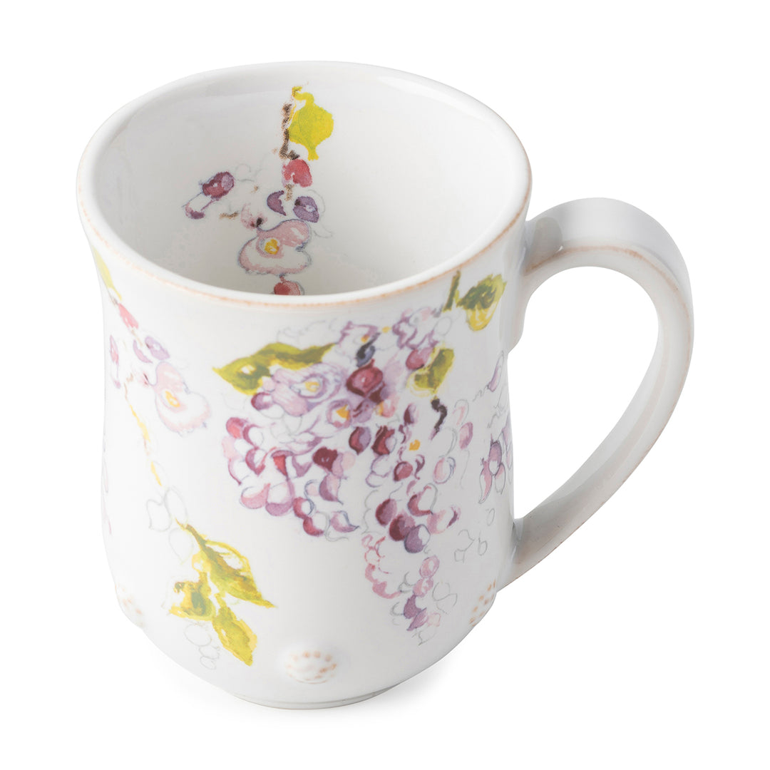 Juliska Berry & Thread Floral Sketch Wisteria Mug