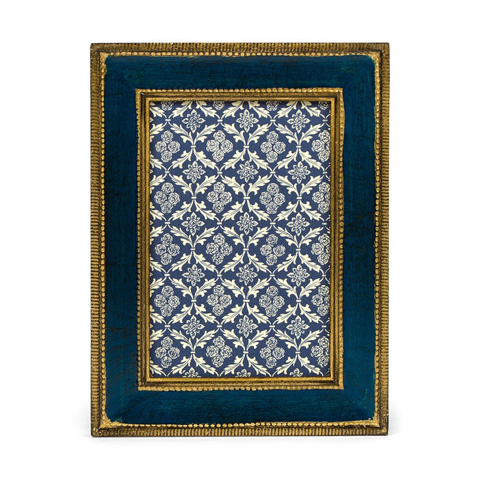 Cavallini Classico Blue Florentine Frame, 5x7