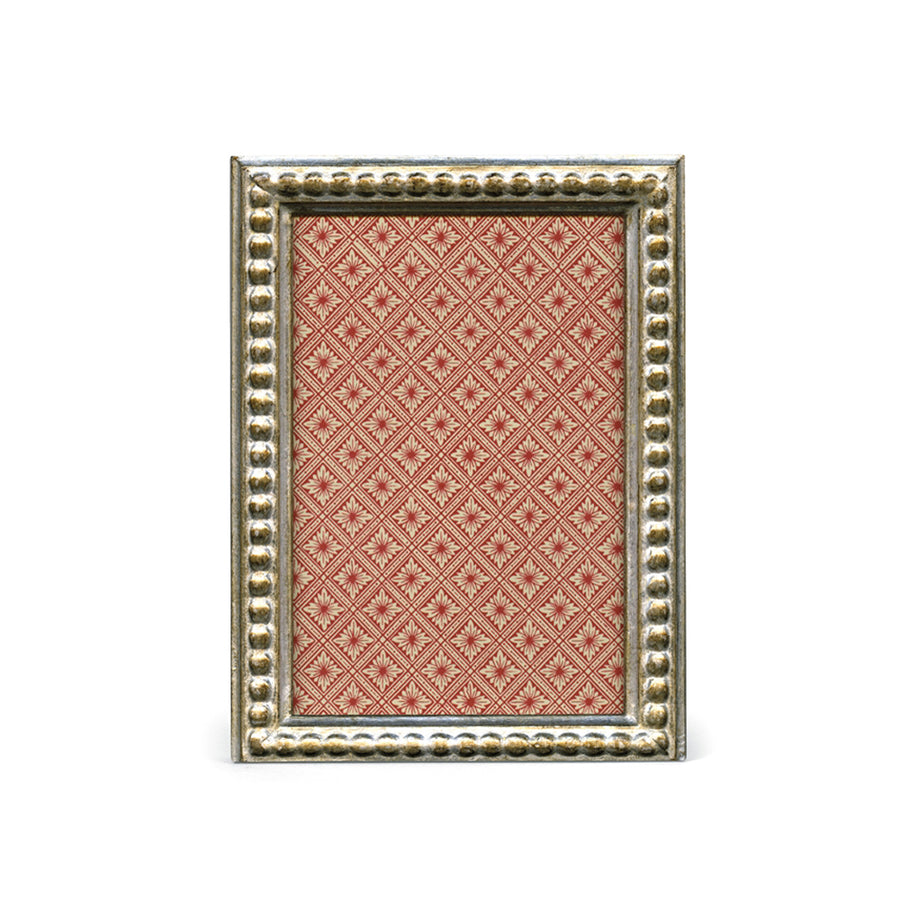 Cavallini Romano Silver Leaf Frame, 4x6