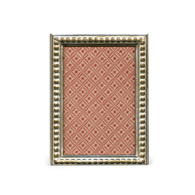 Cavallini Romano Silver Leaf Frame, 4x6
