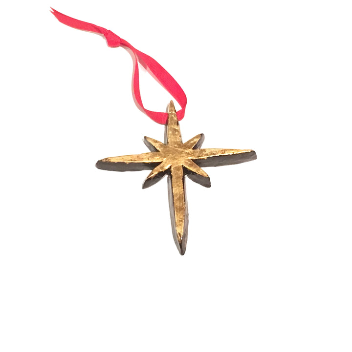 Gold Star of Bethlehem Ornament