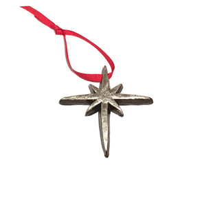 Silver Star of Bethlehem Ornament
