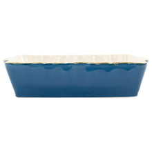 Load image into Gallery viewer, Vietri Italian Bakers Blue Rectangular, Large
