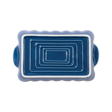 Load image into Gallery viewer, Vietri Italian Bakers Blue Rectangular, Small
