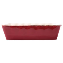 Load image into Gallery viewer, Vietri Italian Bakers Red Rectangular, Large
