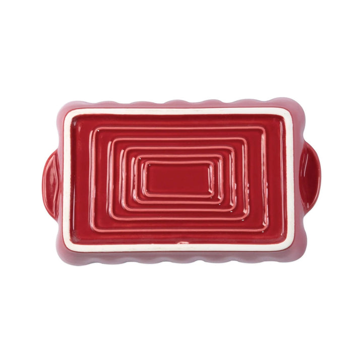 Vietri Italian Bakers Red Rectangular, Small