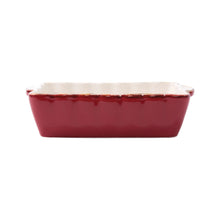 Load image into Gallery viewer, Vietri Italian Bakers Red Rectangular, Small
