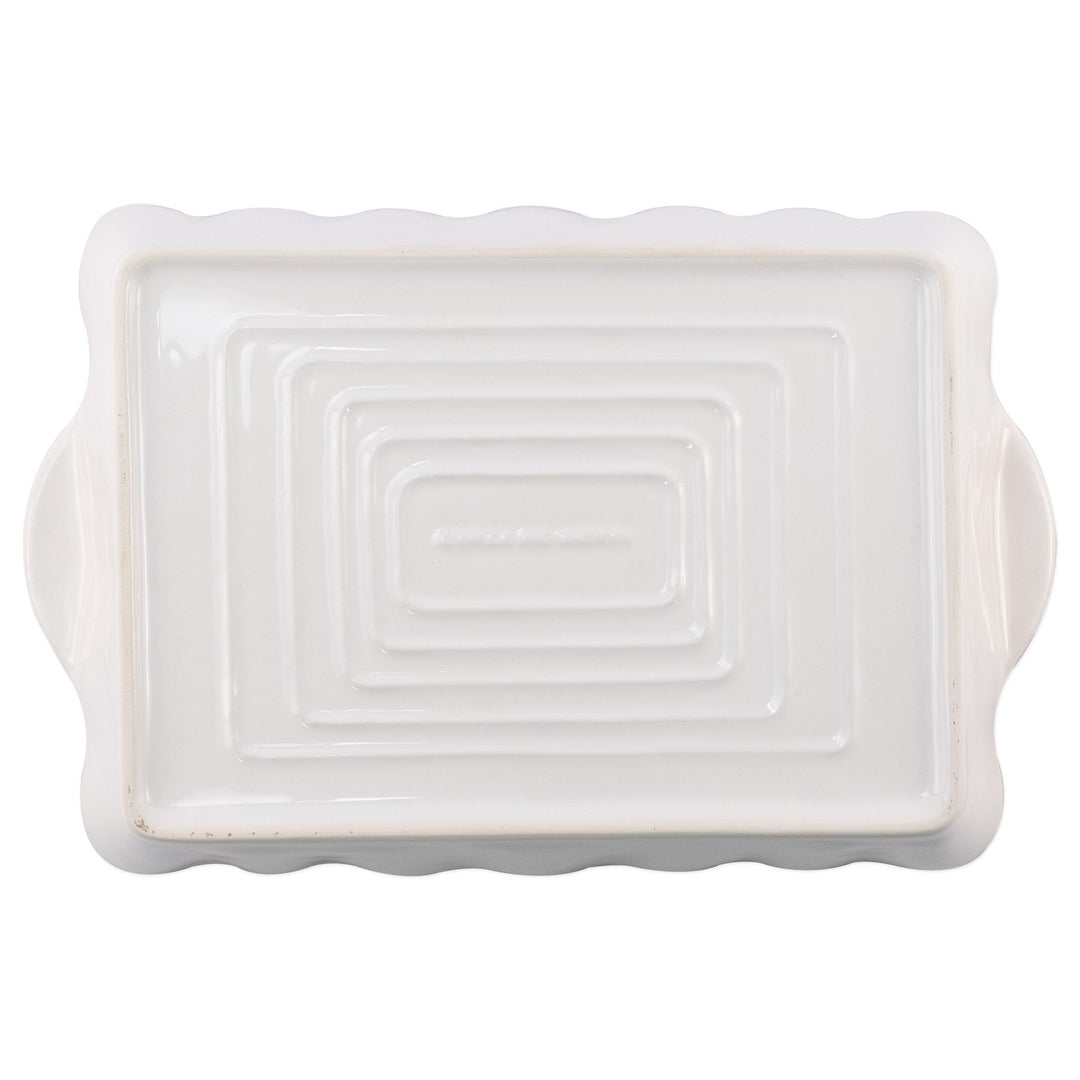 Vietri Italian Bakers White Rectangular, Large