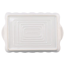 Load image into Gallery viewer, Vietri Italian Bakers White Rectangular, Large
