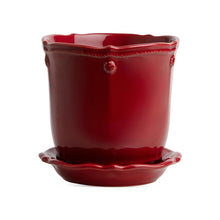 Load image into Gallery viewer, Juliska Berry &amp; Thread Ruby Planter &amp; Saucer
