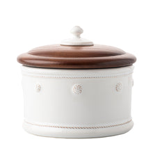 Load image into Gallery viewer, Juliska Berry &amp; Thread Whitewash Dog Treat Canister
