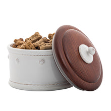 Load image into Gallery viewer, Juliska Berry &amp; Thread Whitewash Dog Treat Canister
