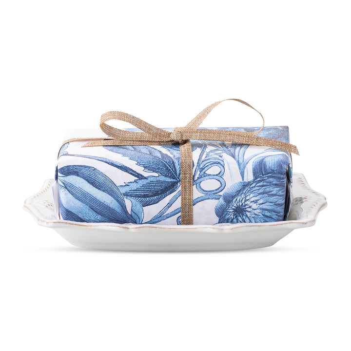 Juliska Berry & Thread Whitewash Soap & Sponge Dish