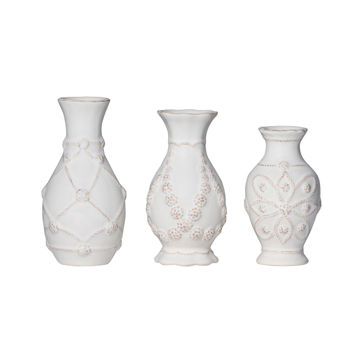 Juliska Jardins du Monde Mini Vase Trio