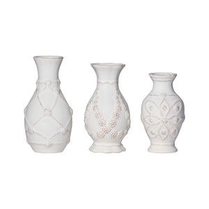 Juliska Jardins du Monde Mini Vase Trio