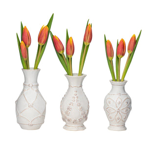 Juliska Jardins du Monde Mini Vase Trio, Assorted