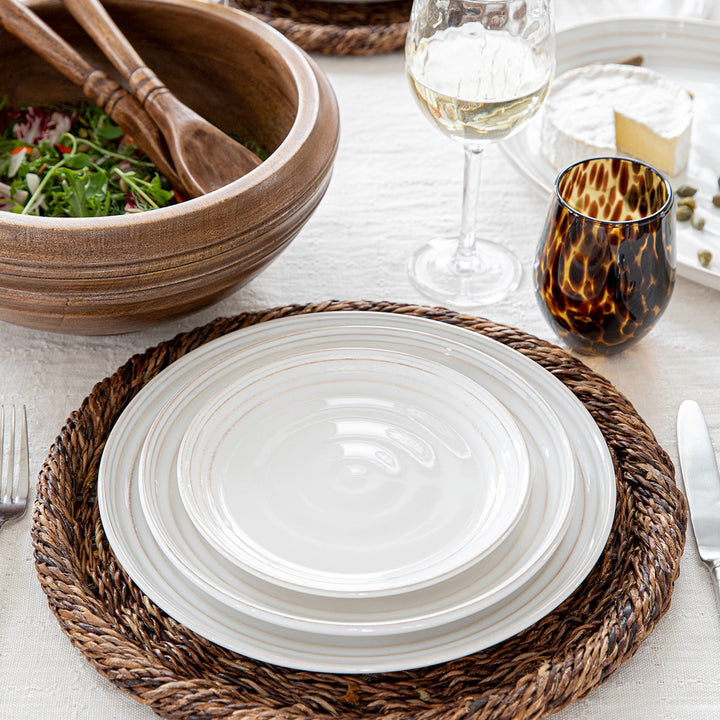 Juliska Bilbao Whitewash 5 Piece Place Setting