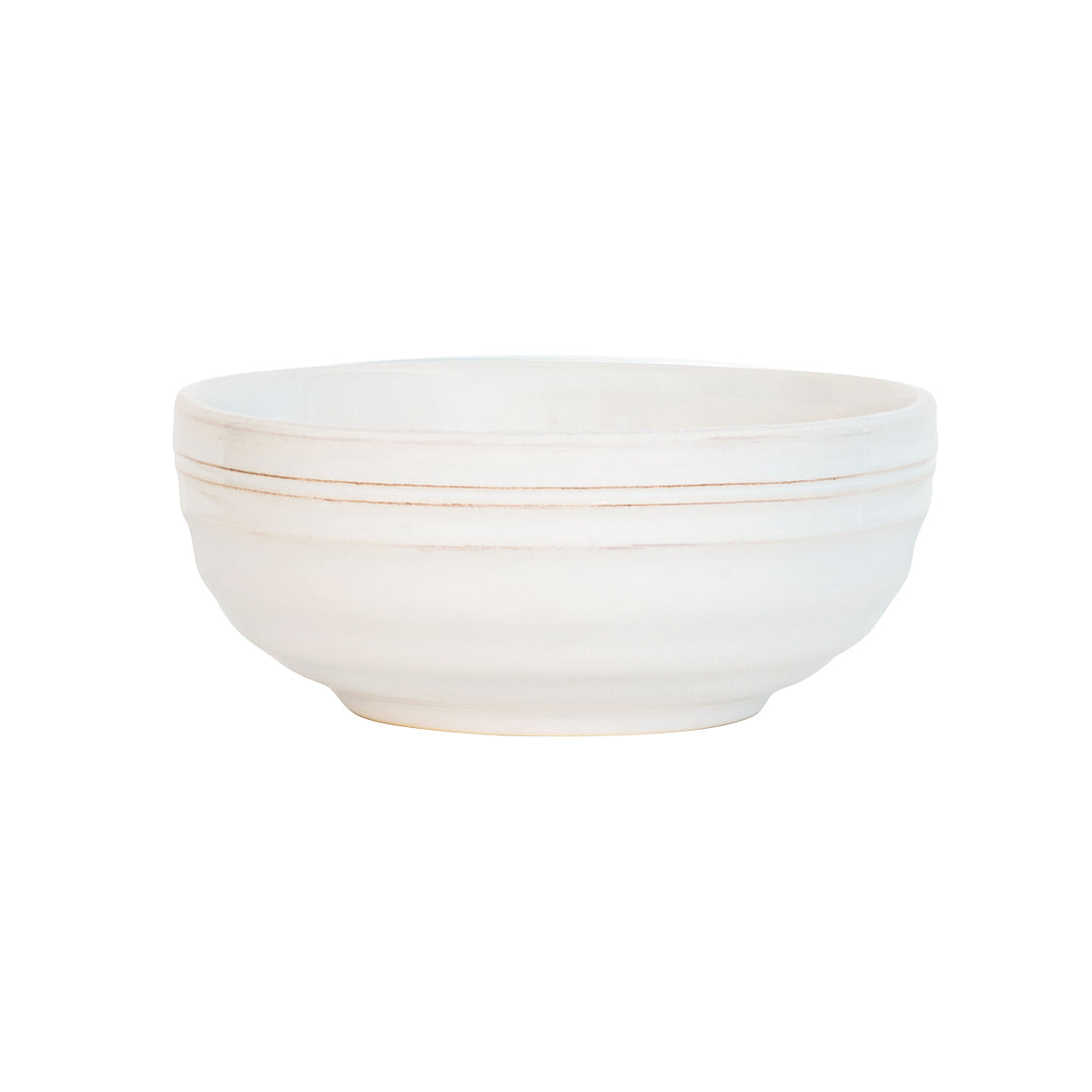 Juliska Bilbao Whitewash cereal and ice cream bowl