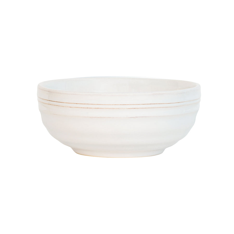 Juliska Bilbao Whitewash cereal and ice cream bowl