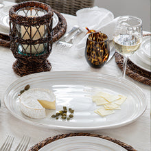 Load image into Gallery viewer, Juliska Bilbao Whitewash Platter, 17&quot; with charcuterie spread 
