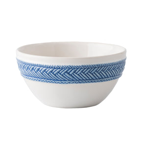 Juliska Le Panier White / Delft Blue Cereal Bowl