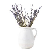 Load image into Gallery viewer, Juliska Le Panier Whitewash Pitcher or vase with lavender
