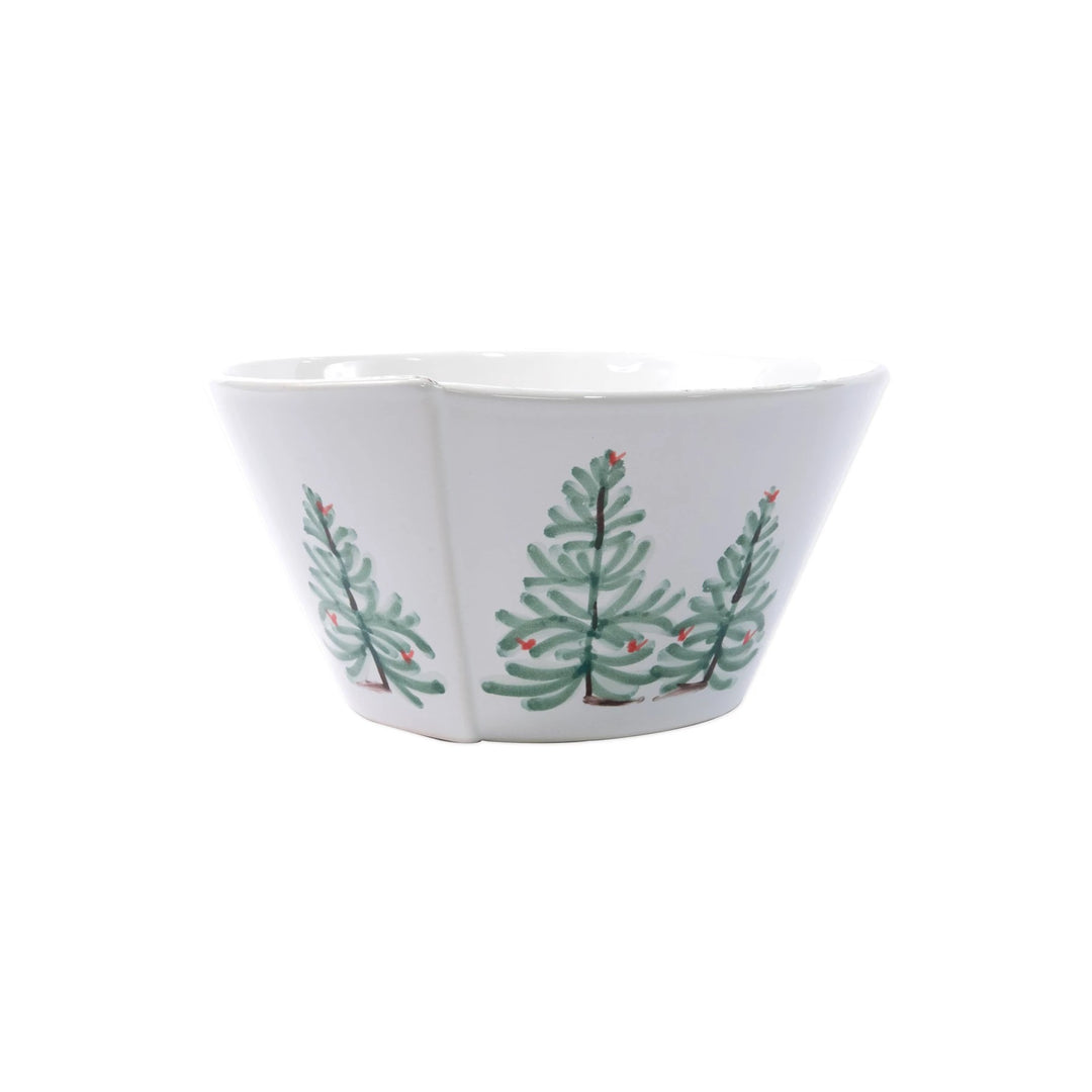 Vietri Lastra Holiday Stacking Serving Bowl, Medium