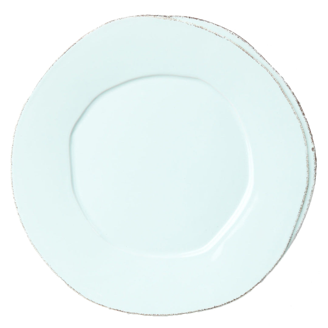 Vietri Lastra Aqua Dinner Plate