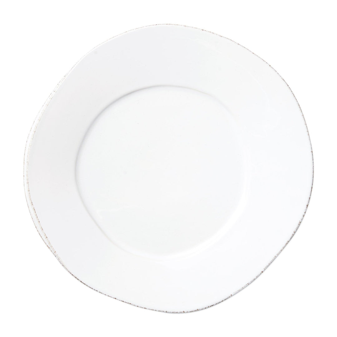 Vietri Lastra White Dinner Plate