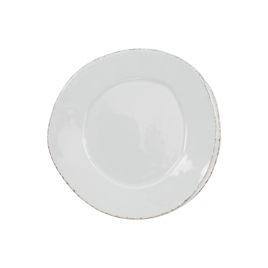 Vietri Lastra Light Gray Salad Plate