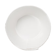 Load image into Gallery viewer, Vietri Lastra White Large Stacking Serving Bowl
