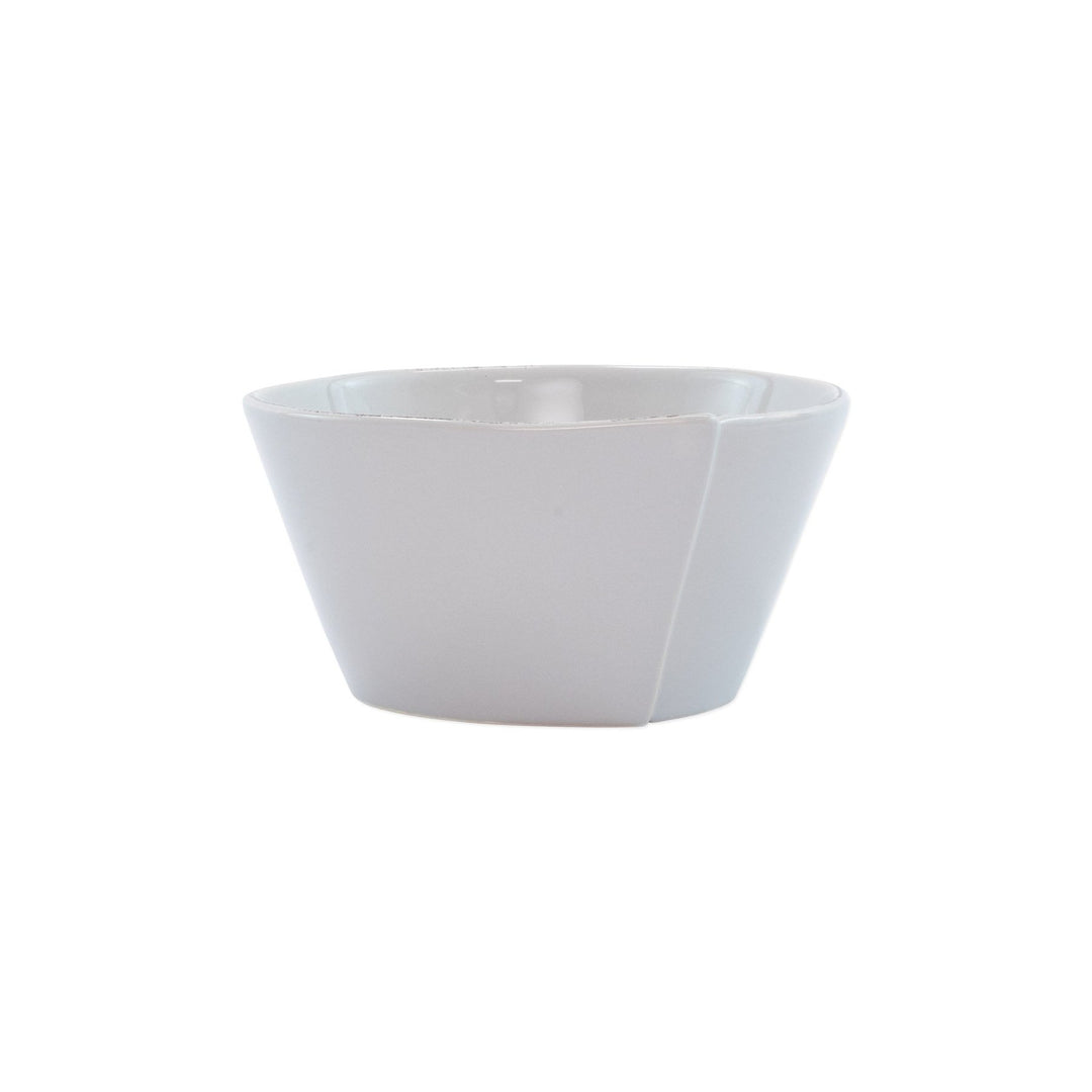 Vietri Lastra Light Gray Stacking Cereal Bowl