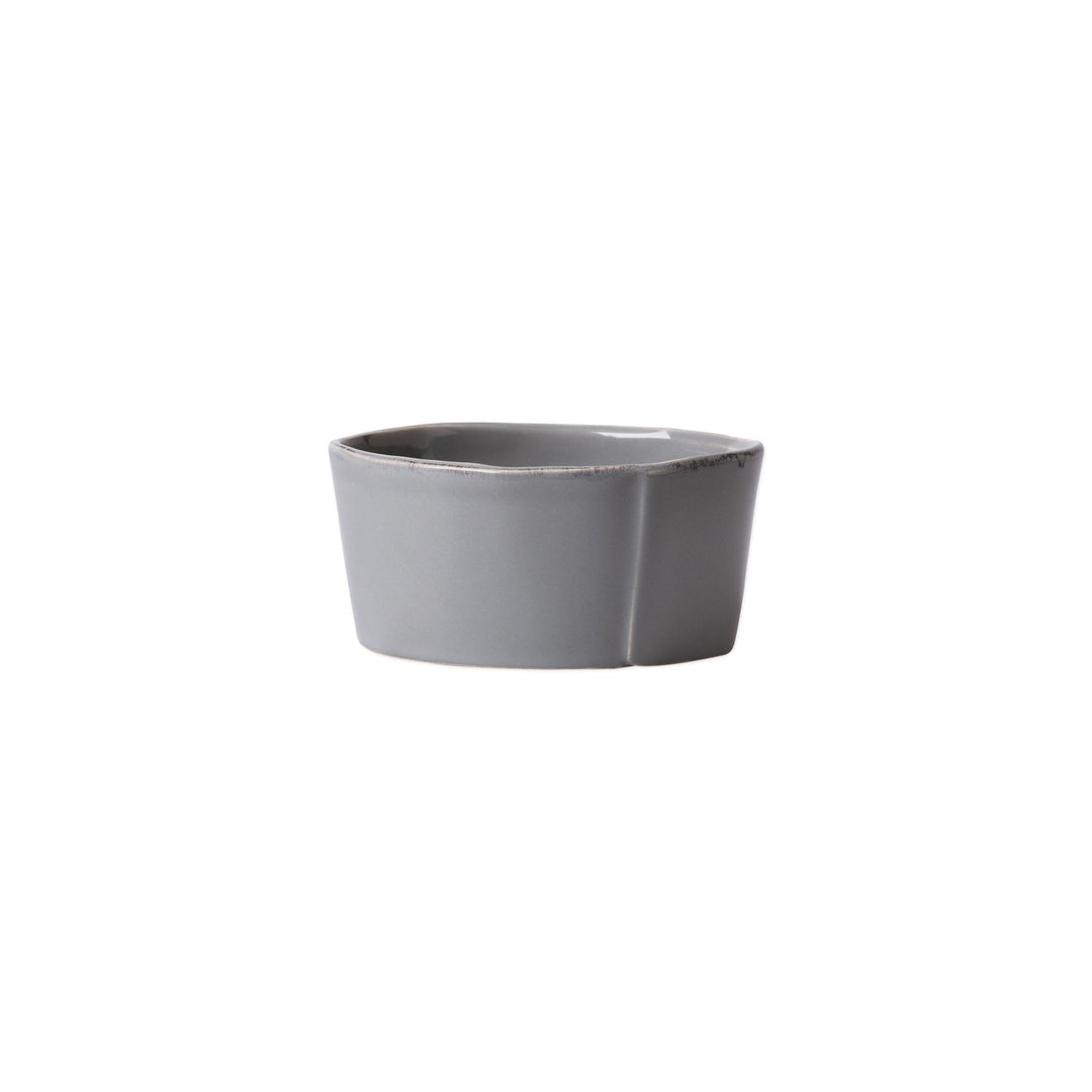 Vietri Lastra Gray Condiment Bowl