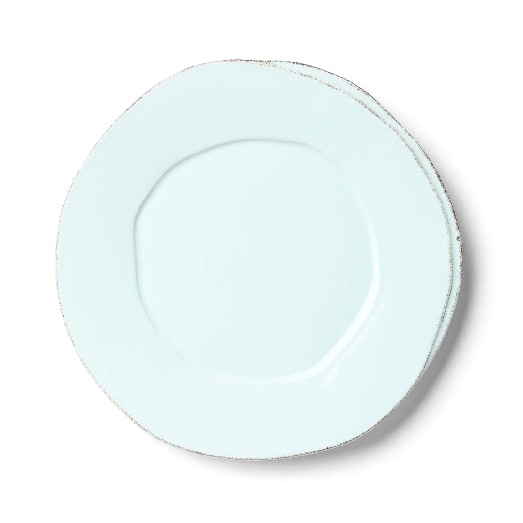 Vietri Lastra Aqua European Dinner Plate