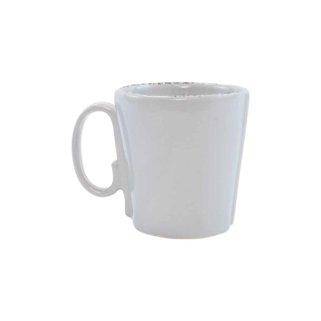 Vietri Lastra Light Gray Mug