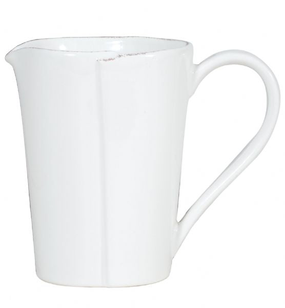 Vietri Lastra White Pitcher