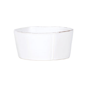 Vietri Lastra White Medium Serving Bowl