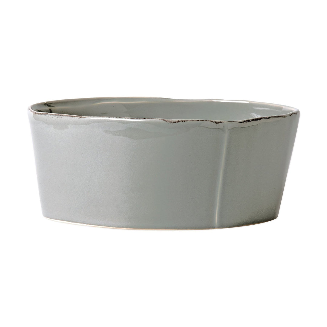 Vietri Lastra Gray Large Serving Bowl