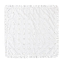 Load image into Gallery viewer, Juliska Eyelet White Napkin 
