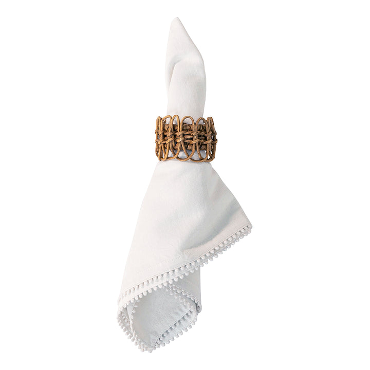 Juliska Berry Trim White Napkin